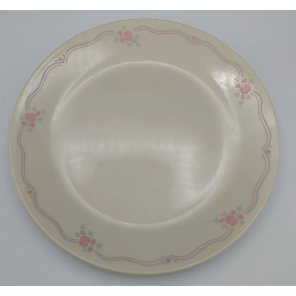 Vintage‎ Corelle English Dinner Plates Pink Roses 10.5